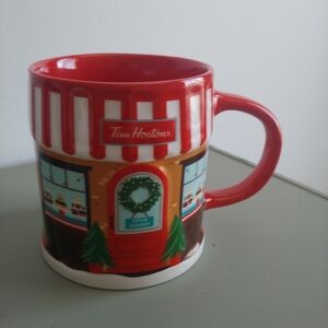 Red Holiday Mug Tim Hortons NEW